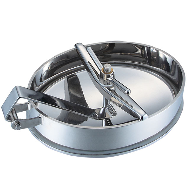 Stainless Steel Manhole Hygienic Elliptic Outward Pressure Tank Hatch 