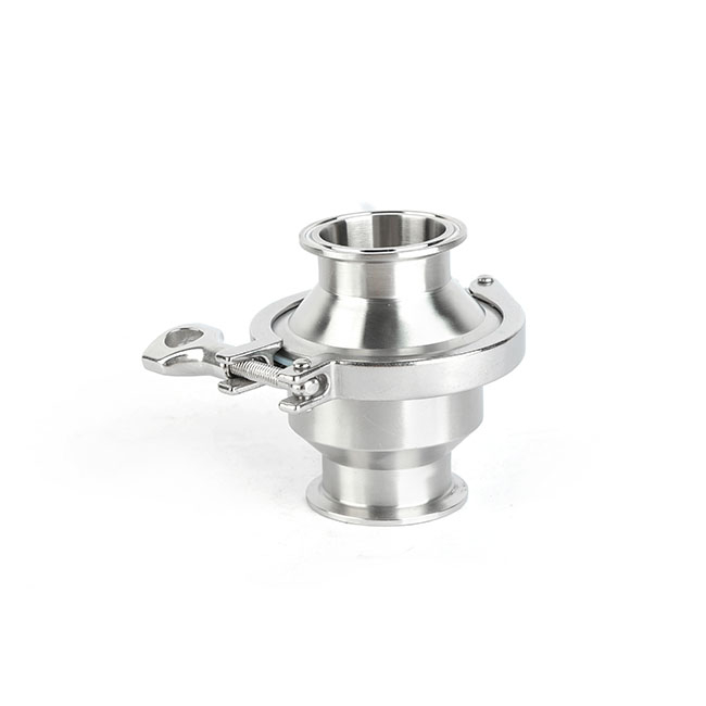 Stainless Steel Sanitary Back Pressure DIN Tri Clamp Check Valve