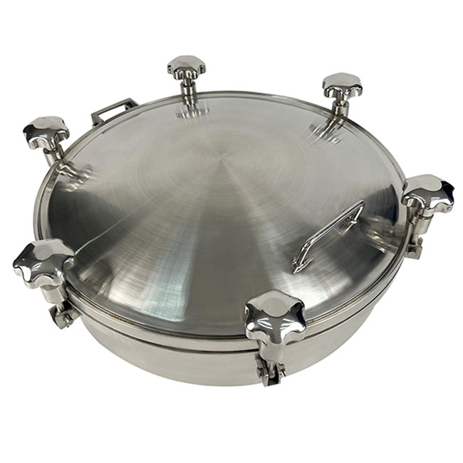 Stainless Steel Tank Manhole Cover Sanitary Circular Round