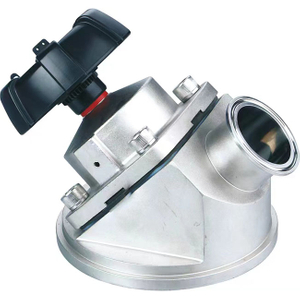 Sanitary Manual Tank Bottom Diaphragm Valve Double Headed Disinfection