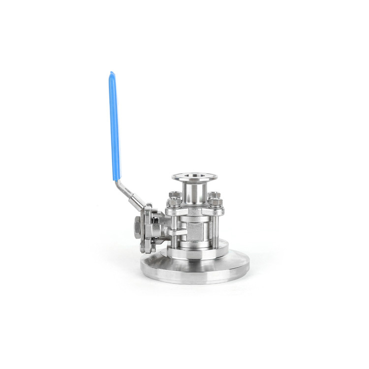 Stainless Steel Sanitary Manual Type Tank Bottom Ball Valve