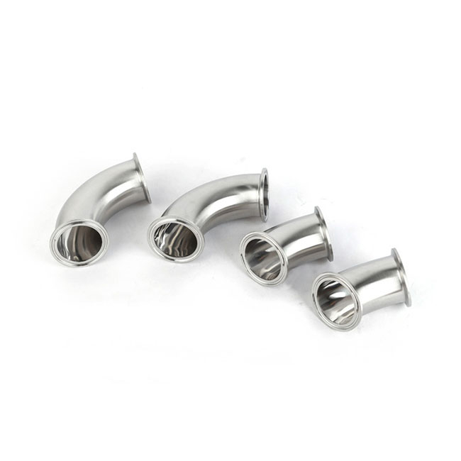 Pipe Fitting Stainless Steel Elbow Sanitary Short Clamp Standard