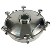 Stainless Steel Manhole Hygienic Elliptic Outward Pressure Tank Hatch 