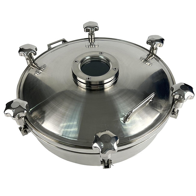 Stainless Steel Tank Manhole Cover Sanitary Circular Round