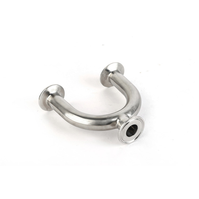 Pipe Fitting Elbow Sanitary Clamp "U"Type Tee Triplet Stainless Steel