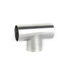 Pipe Fitting Stainless Steel Tee Sanitary Weld Triplet SMS Standard