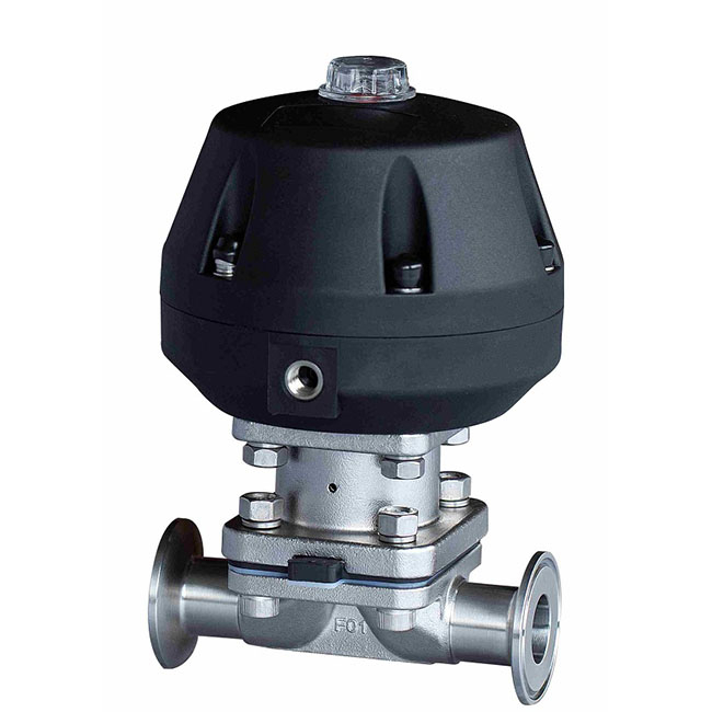 Stainless Steel Aseptic Manual Tri Clamp Sanitary Diaphragm Valve