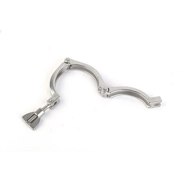 Stainless Steel Heavy High Pressure Clamp Sanitary Grade Pipeline