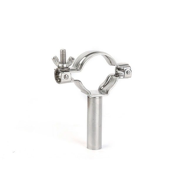 Sanitary Stainless Steel Pipe Fitting Hex Holder with Pipe