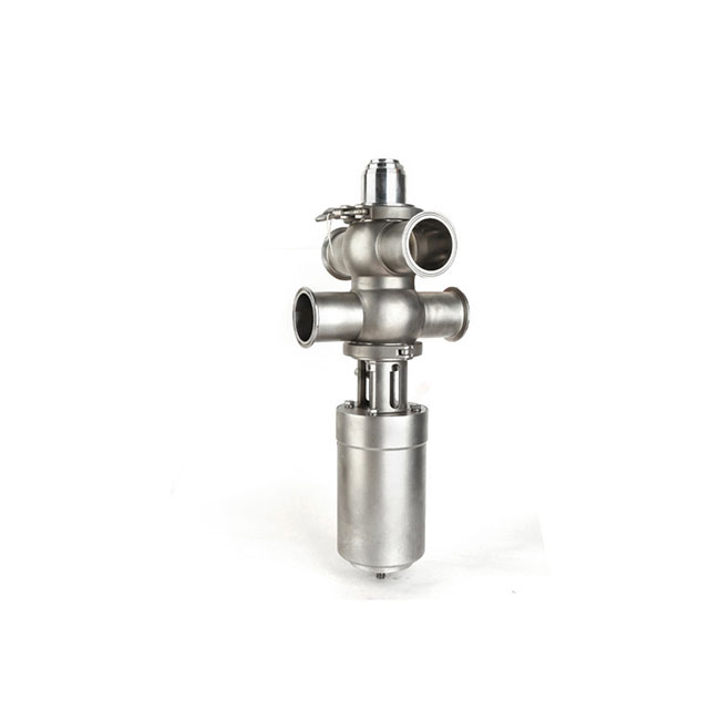 Sanitary Stainless Steel Pneumatic Cut-off/Reversing Valve 