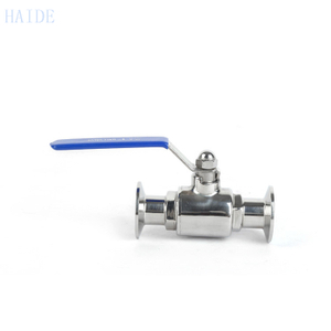 Stainless Steel Manual Welding Straight-Through Ball Valves with Clamp Ends for Food