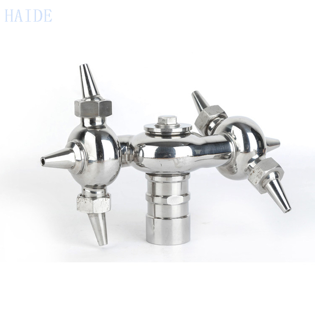 Factory Price Stainless Steel Sanitary Rotary Spray Ball with Thread End