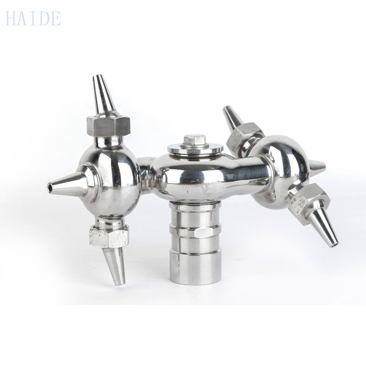 Factory Price Stainless Steel Sanitary Rotary Spray Ball with Thread End