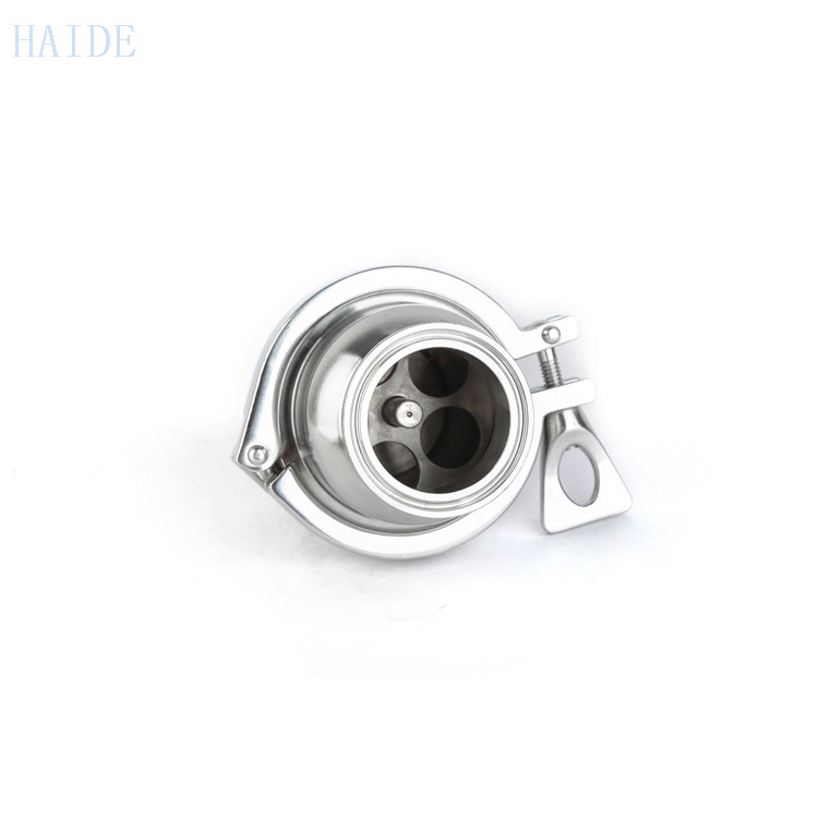 Stainless Steel Sanitary Back Pressure DIN Tri Weld Check Valve