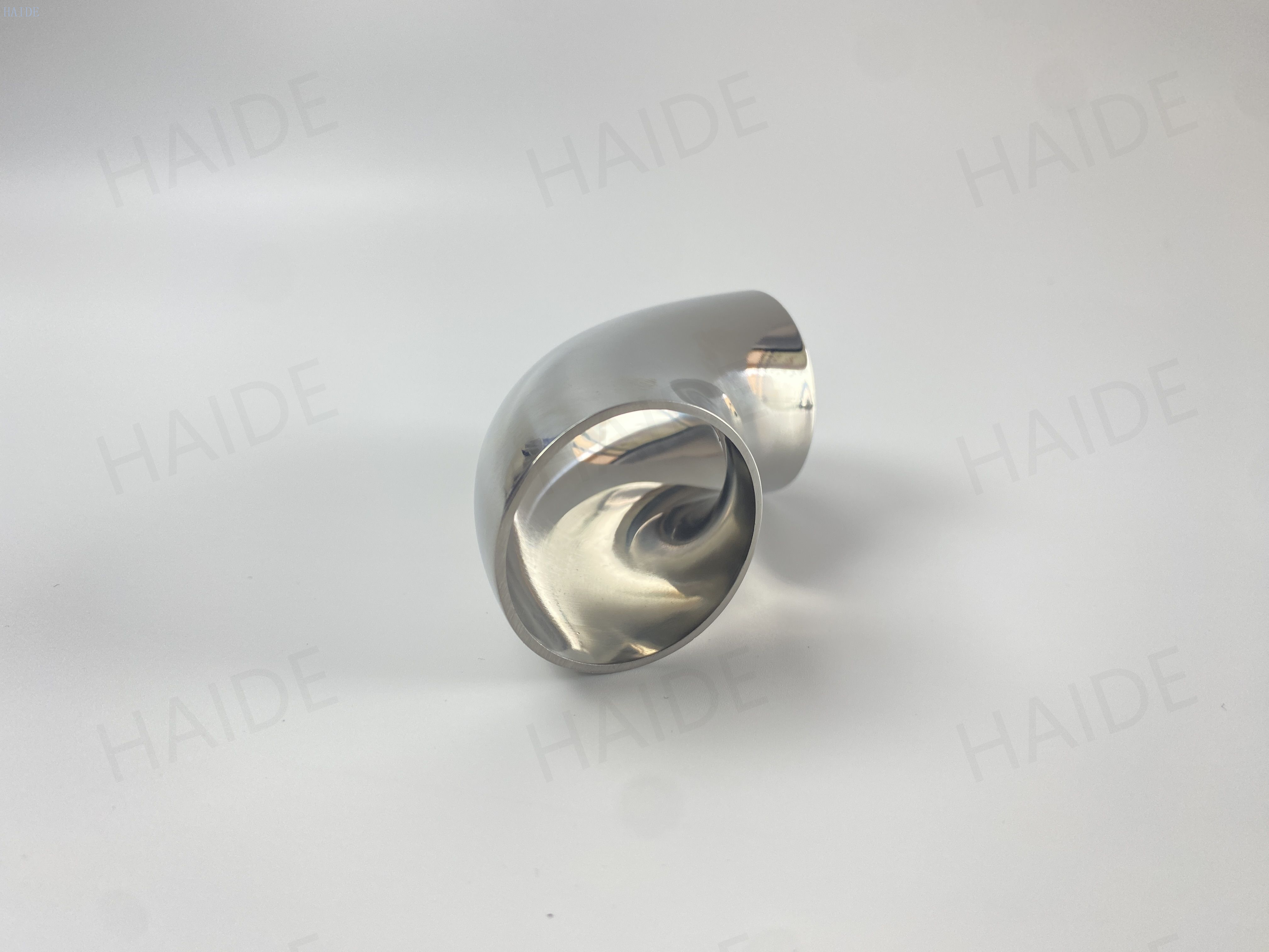 Stainless Steel Sanitary Pipe Fitting 45 Degree Bend Short Elbow