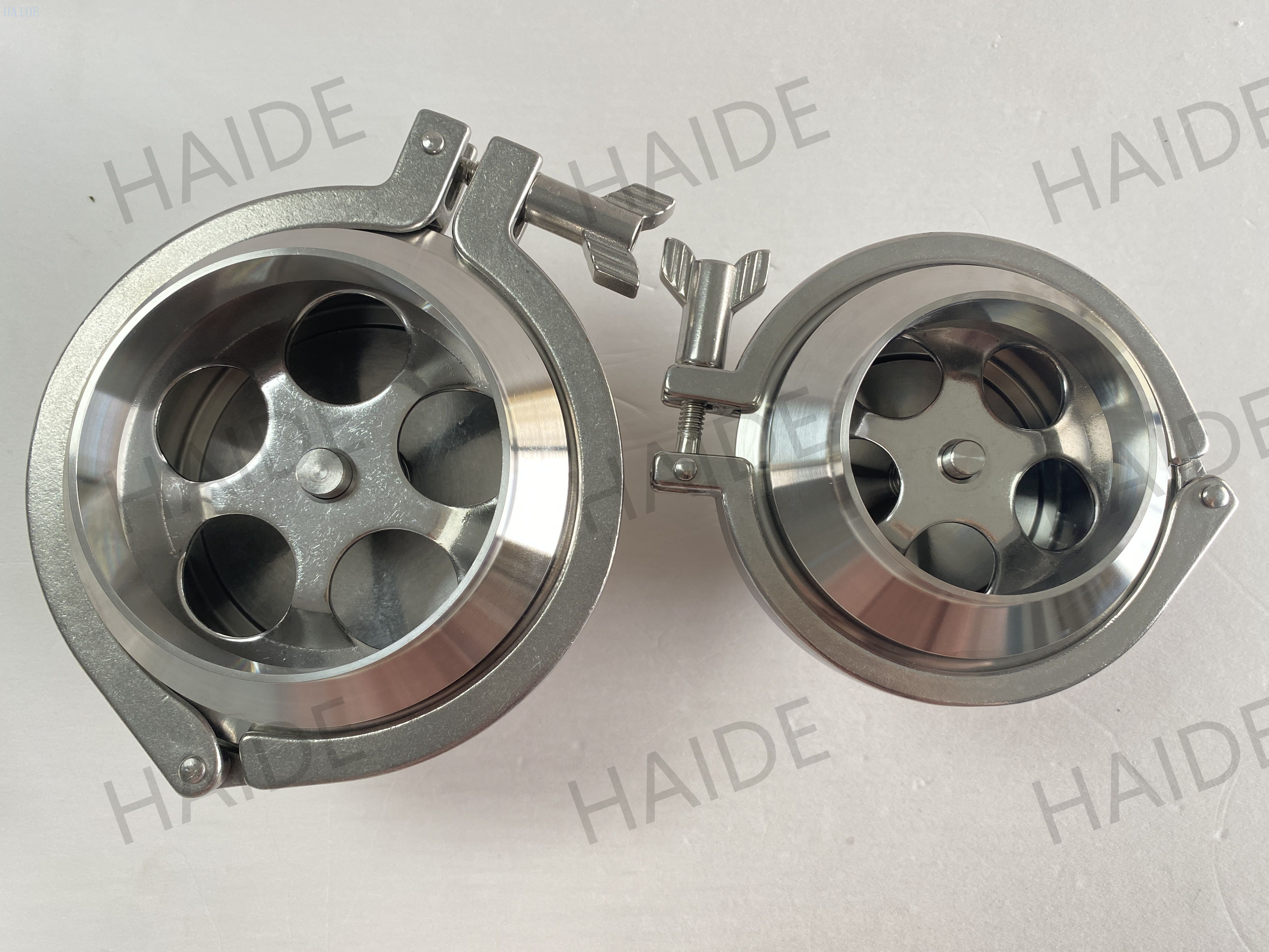 3A Customized Sanitary Middle Clamp Non Return Valve Stainless Steel Check Valve