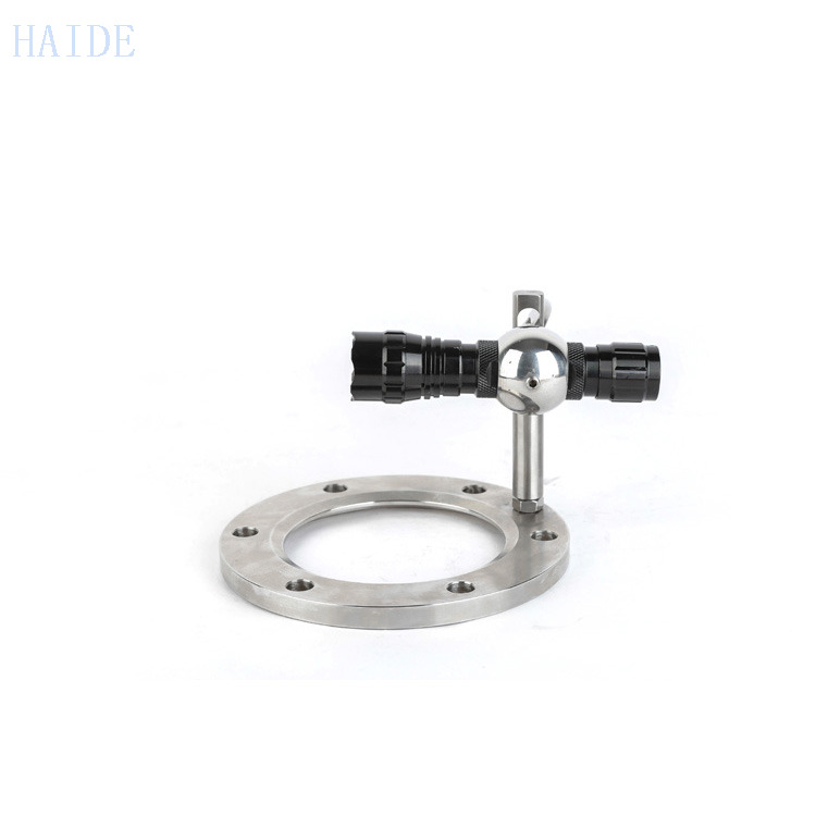 3A Flange Sight Tempered Glass with Stainless Steel Multi-Angle LED Light