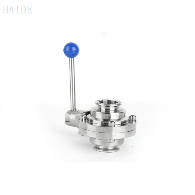 Factory Price Sanitary Stainless Steel Welded Butterfly Valve