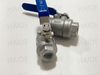 2PC Thread Industrial Valves with Optional Pad - Stainless Steel Float Ball Valve