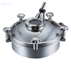 Stainless Steel Sanitary Food Grade Round Type Tank Manway with Inspection Window