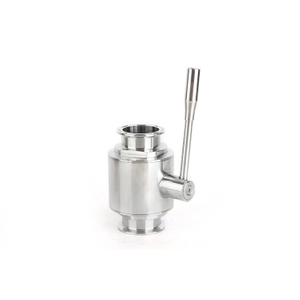 Stainless Steel Sanitary Grade Clamp Straight Ball Valve