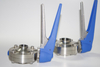 304/316L Stainless Steel Sanitary Hygienic Butterfly Valve Handle Type