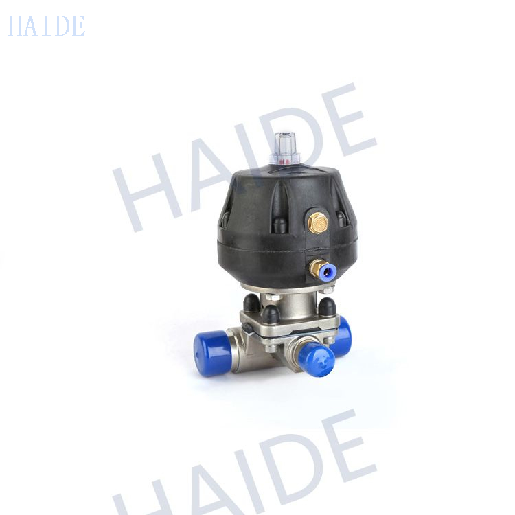 Factory Price Sanitary Pneumatic Diaphragm Membrane Valve Stainless Steel 316L