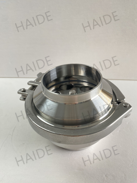 3A Customized Sanitary Middle Clamp Non Return Valve Stainless Steel Check Valve