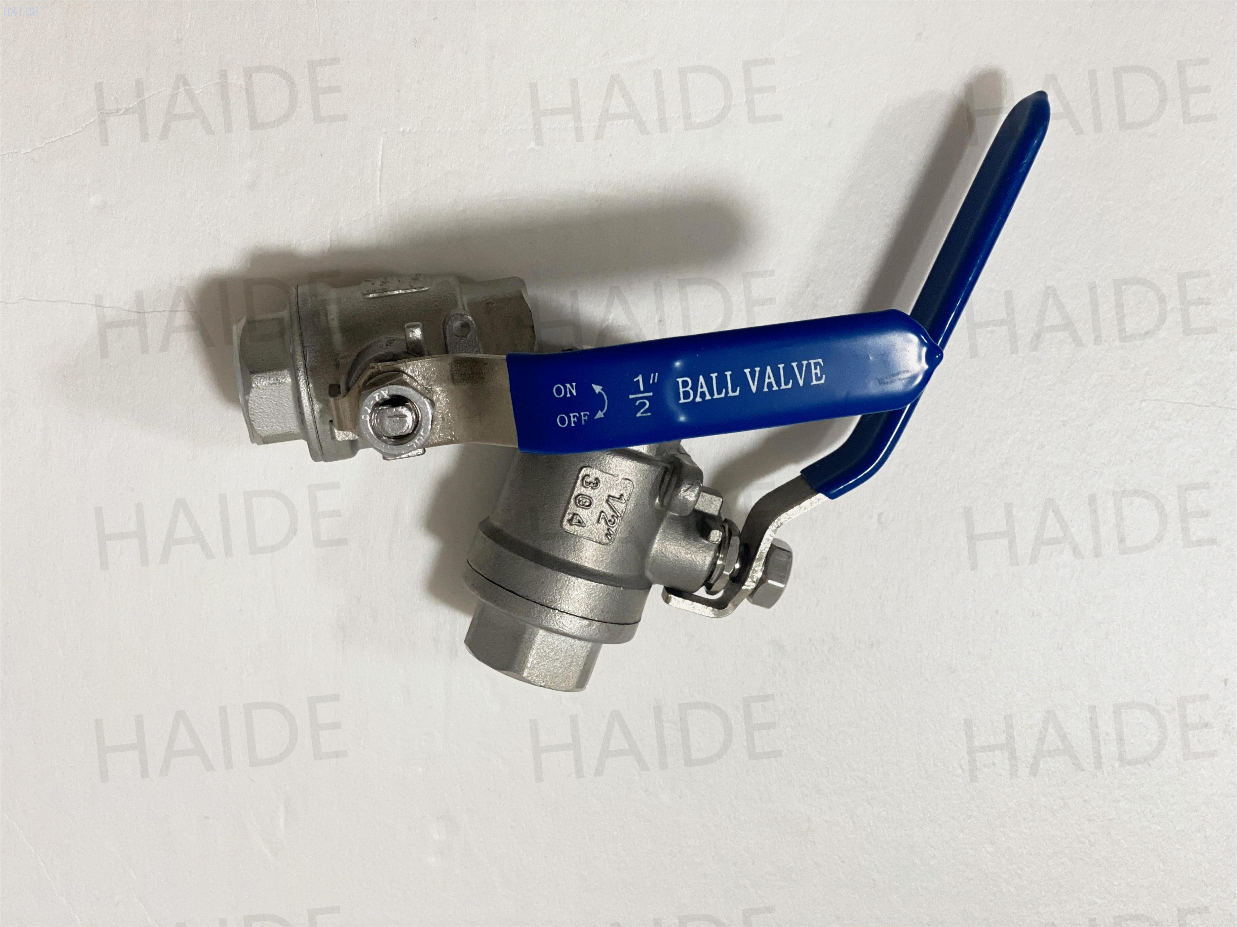 Zero Leakage Manual Valve Regulating Stainless Steel Pneumatic& Manual Industrial Ball Valves