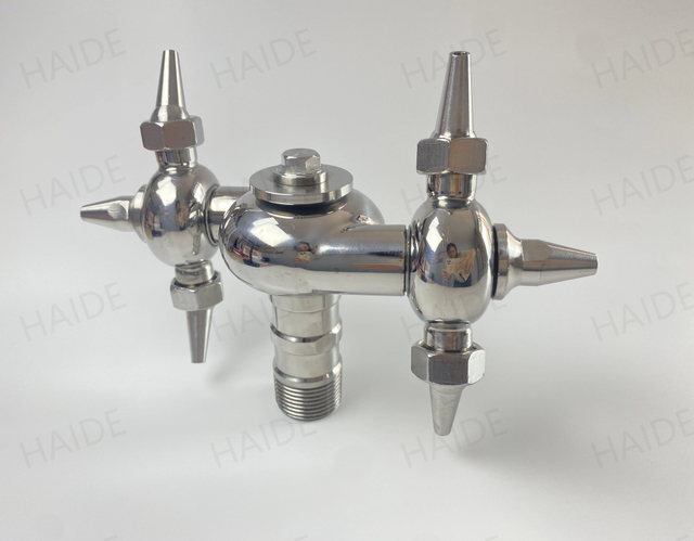 Sanitary Stainless Steel Rotary Spray Cleaning Ball with Double Clamping