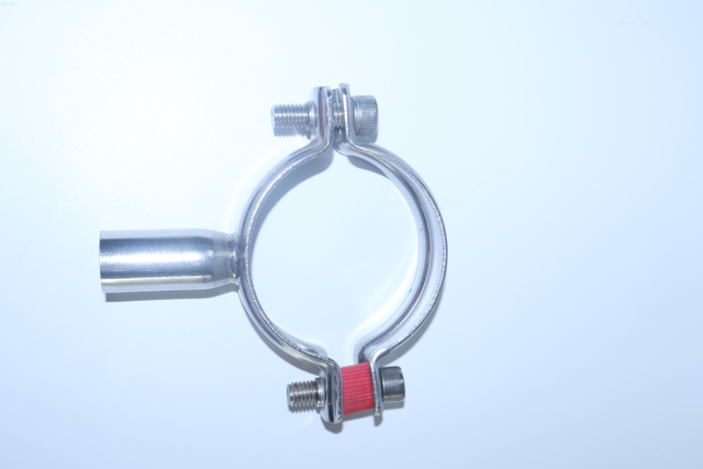 Stainless Steel Food Grade Sanitary Pipe Holder with Plate