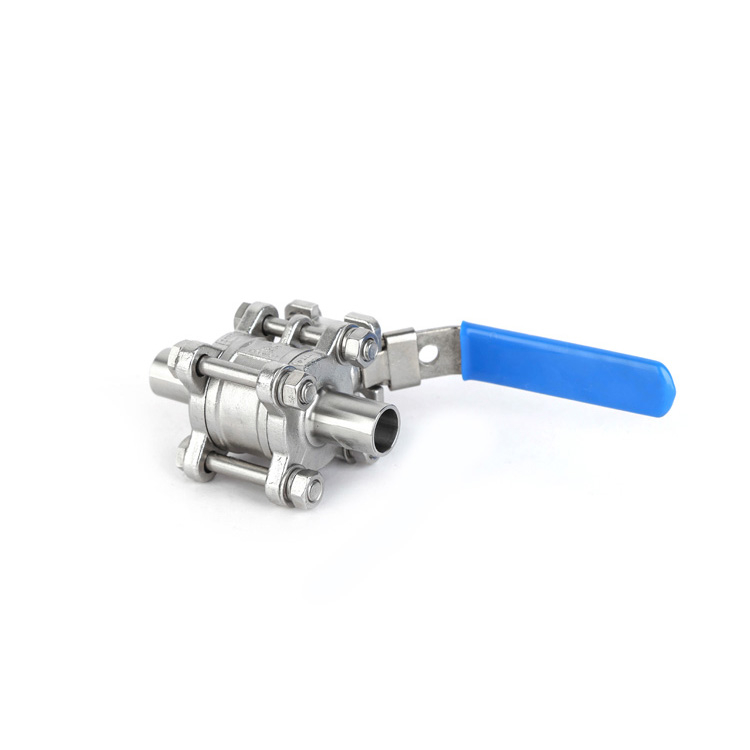 Sanitary Welding Non-Retention Ball Valve Food Grade Manual Stainless Steel