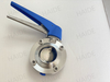 Stainless Steel Manual Sanitary Butterfly Valve for Brewing