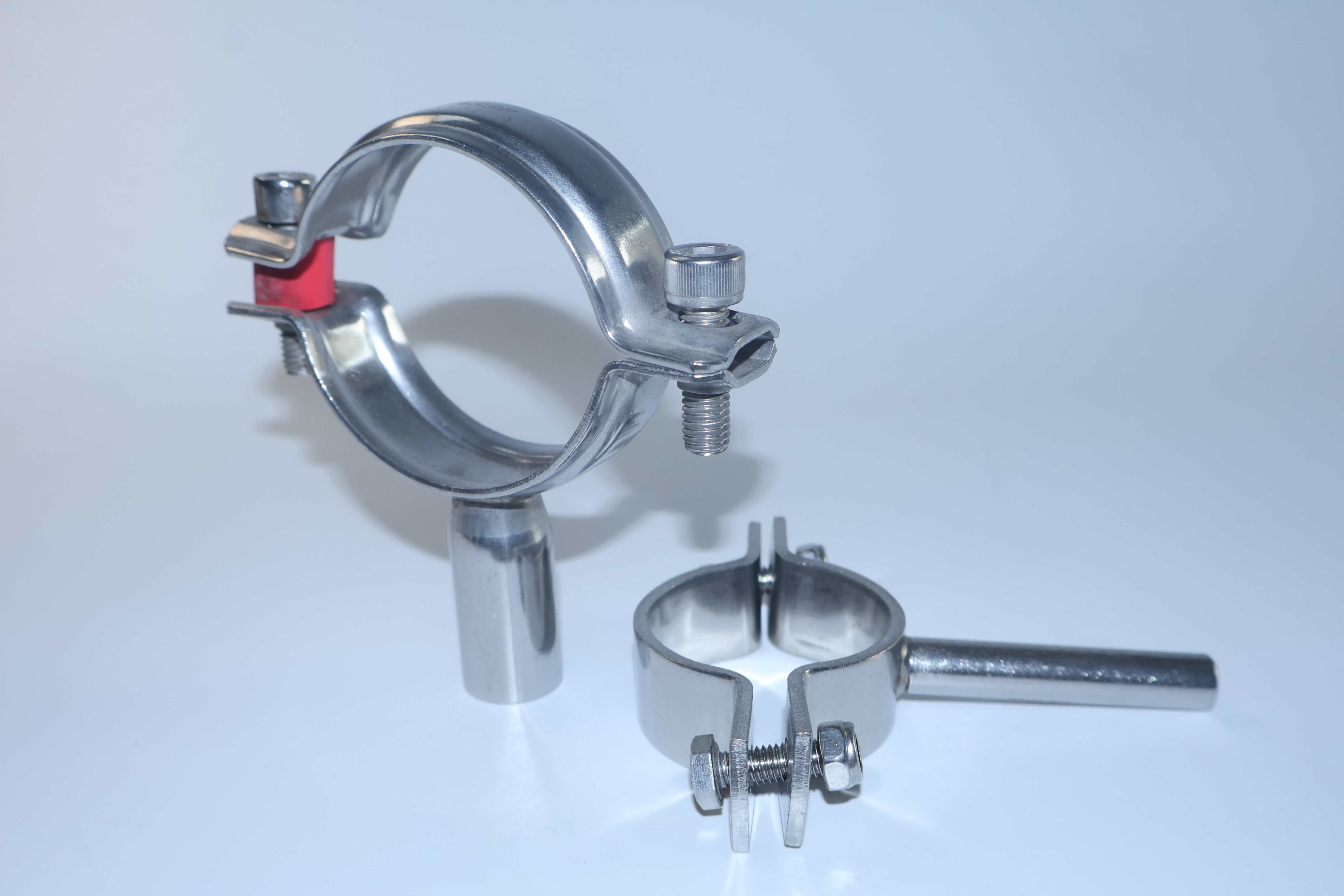 Hygienic Food Grade Stainless Steel Sanitary Round Pipe Holder